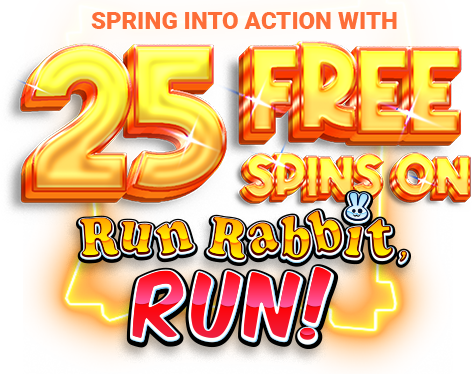 Vilnius 25 Free Spins on Run Rabbit, Run